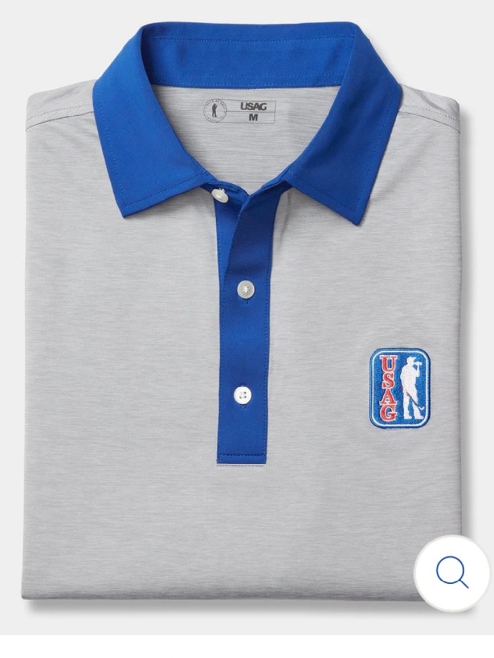 USAG  "U Suck At Golf Apparel Co."  Polo Branded Golf Shirt  Size Large